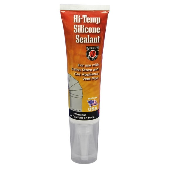 MEECO'S RED DEVIL 600B Silicone Sealant, Black