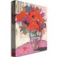 Trademark Art "Scarlet Bouquet" Canvas Art by Shelia Golden