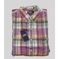 thumbnail image 2 of Polo Ralph Lauren men's Classic Fit Plaid Short Sleeve Placket Shirt Medium M, 2 of 6