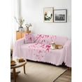 thumbnail image 3 of Valentine's Day Couch Cover Sofa Covers 3 Cushion Sectional Couch, Pink Bows Romantic Love Heart Washable Sofa Covers Slipcover Sectional Sofa Cover, Furniture Protector 71"x150", 3 of 9
