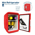 thumbnail image 3 of Mini Refrigerador Frigobar 4l 6 Latas Casa Auto Oficina Xtellar Rojo, 3 of 3