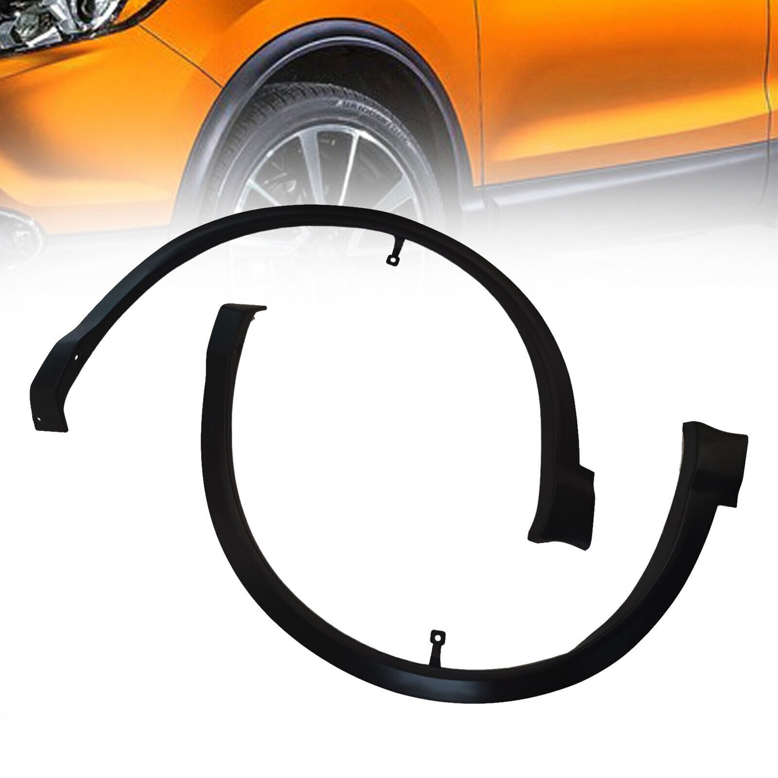 Right Rear Wheel Arch Flare Molding For 2014-2020 Nissan Rogue – Passenger Side, Black Plastic, Direct Fit, 78860-4BA0A