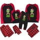 thumbnail image 1 of Conjuntos de pijamas navideños familiares a juego Grinch 2024, pijama de Grinch con parte superior y pantalones de pijama a cuadros, pijama de Grinch para niños y adultos para la familia, 10 Años, 1 of 3