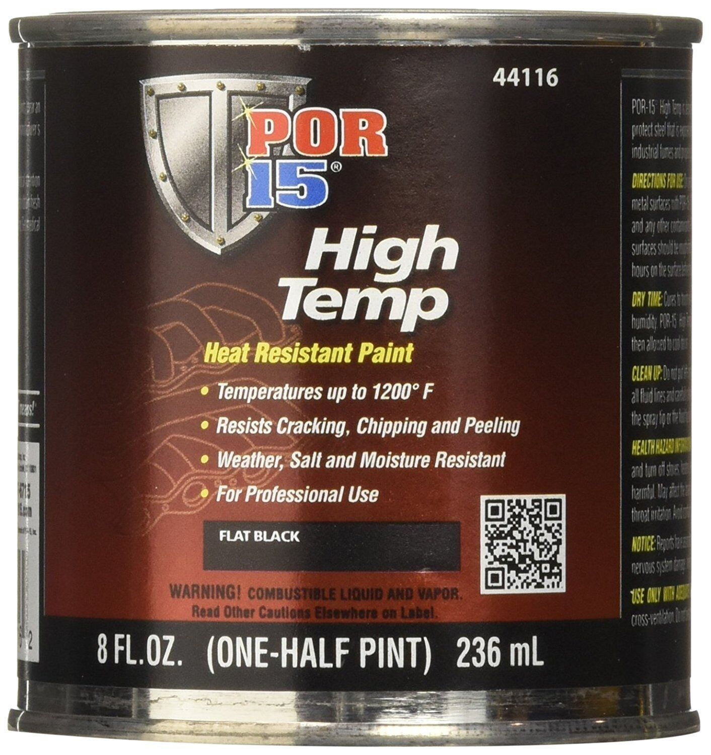 P.O.R.-15 44316 POR-15 POR-20 Heat-Resistant Paint