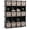 Black, variant on Sorbus 6 Cube Storage Shelf Organizer, Waterproof Cubby for Closet or Bedroom, Black