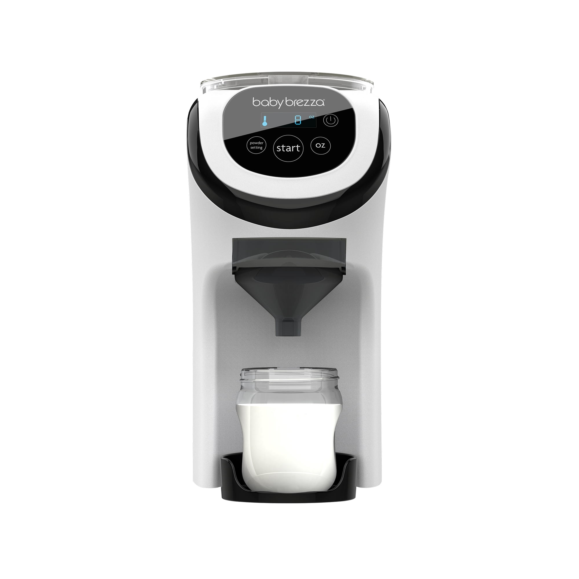 Baby Brezza Formula Pro Mini Baby Formula Mixer Machine Fits Small Spaces and is Portable for Travel– Bottle Makers Makes The Perfect Bottle for Your Infant On The Go, White
