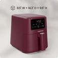thumbnail image 5 of Chefman TurboFry 3-in-1 Air Fryer, 450°F Max Temp with 3.5 Qt. Nonstick Basket – Red, 5 of 8