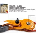 thumbnail image 3 of Towing Pulley Winch Snatch Block, Heavy Duty Snatch Block Versatile Sturdy  for Tractor, 3 of 7