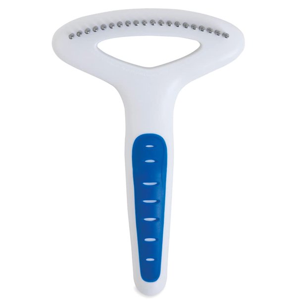 JW Pet Company GripSoft Undercoat Rake Regular Teeth Dog Brush