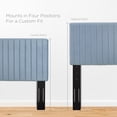 thumbnail image 3 of Modway Keira Performance Velvet King/California King Headboard in Light Blue, 3 of 7