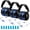 Blue, variant on 3 Pack Ear Protection for Range, Hearing Protection Ear Muffs 28dB with Eye Glasses, Earplugs