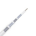thumbnail image 2 of RG6 Quad Shield Coaxial Cable 18 AWG 500ft Bulk Coax Satellite TV White, 2 of 4