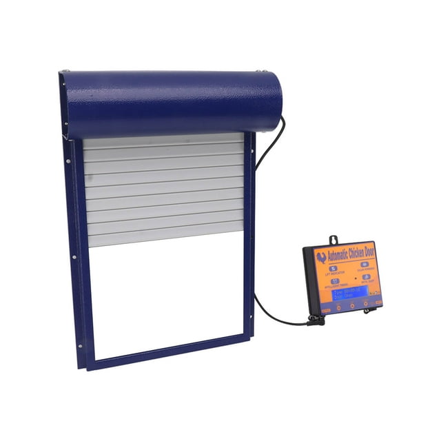 Puerta Automática De Gallinero Con Energía Solar Con Detección De Luz Y Temporizador, Puerta De Protección De La Casa De Pollo De Metal De Hierro De Metal Para Ganso De Pato,