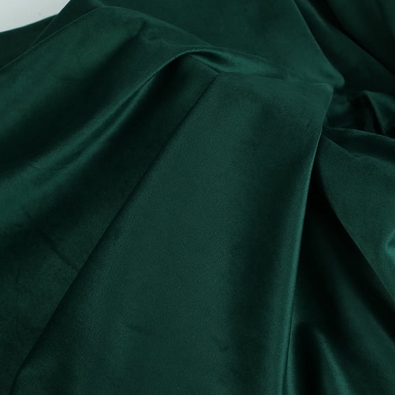 ERDOUY 39" × 59" Solid Color Velvet Fabric, Luxe Soft Smooth Sewing & Craft Material for Sofa Covers, Chair Covers, Window Curtains, DIY Apparel & Handmade Crafts, Dark Green