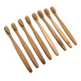 thumbnail image 3 of TrueNorth 8pcs Bamboo Toothbrush Natural Wooden ECO Friendly Toothbrush with Bristles, 3 of 3