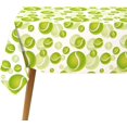 thumbnail image 5 of Tennis Ball Tablecloth Tennis Sports Themed Birthday Party Decoration Kitchen Dining Room Home Decor-60×84 inch, 5 of 5
