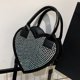 thumbnail image 4 of Bolso Bandolera Love Heart-Shaped Crossbody Bag Diamonds Lady Monedero para el trabajo (Multicolor), 4 of 8