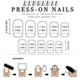 thumbnail image 5 of Osdhezcn 24x Glittering Full Cover False Nail French Tip Press On Nail Acrylic Nail, 5 of 6