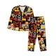 thumbnail image 1 of Balery Cars Conjunto de Pijama con Estampado para Mujer, Conjunto de Dos Piezas con Manga Larga, Ropa de Dormir Suave con Bolsillos, Pijamas Cómodos-Small, 1 of 7