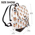 thumbnail image 2 of Easygdp Cute Little Pirate Red Panda Mochila de Cuero para Mujeres, Bolso de Hombro, Bolsos de Mano de Moda para Trabajo y Viajes, 2 of 4