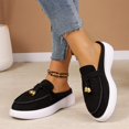 thumbnail image 5 of Miluxas Women's Soft Walking Platform Mule, Casual Slip-On Shoes, Lightweight, Comfortable, Stylish Everyday Footwear Black 6.5(38), 5 of 7