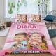 thumbnail image 2 of Amor Diana Conjunto de sábanas temático, trío de piezas, cómodo y amigable con la piel, diseño único, regalo de decoración para el hogar para familiares, amigos y fans,140cm *210cm, 2 of 6