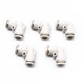 thumbnail image 2 of Blanco L con forma de codo 4mm a 16mm SOBREDOSIS Tubo de manguera One Touch Push In Air Pneumatic Fitting Accesorios de conector rápido Gas de plástico, 2 of 5