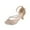 Gold, variant on Black Heels for Women Open Toe Wedding Pumps Shallow Mouth Shoes Party Prom Work Dress Shoes