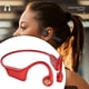 thumbnail image 3 of Auriculares de conducción ósea 5.0 Auriculares con oreja abierta Auriculares con micrófonos Ligeros IPX6 Impermeables para rojo, 3 of 10