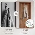 thumbnail image 5 of Genreen Over The Door Hooks - 2 Pack Heavy Duty Dual-Hook Organizer Hanger with Non-Slip Rubber for Towels, Clothes & Bags Use in Bathroom, Bedroom, Kitchen, 5 of 6