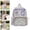 Purple, variant on Horplkj Kawaii Ita Bag, Pin Display Backpack, Aesthetic Large Capacity Travel Backpack Purse with Clear PVC Window and Water-resistant Daypack for Women
