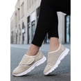 thumbnail image 4 of Unisex Wide Width Walking Shoes with Adjustable Closure – Anti-slip Comfort Sneakers Air Cushion Sole, Easy Fit for Sensitive Feet, 4 of 7