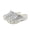 milky white, variant on Women’s Hand-Applied Rhinestone Clog Sandals, Sparkle Slip-On Garden Shoes