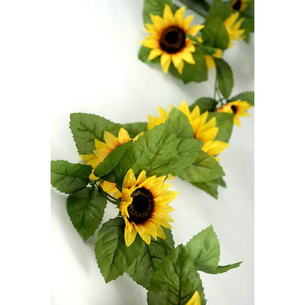 Sunflower Garland Silk 6ft