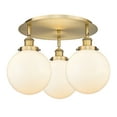 thumbnail image 3 of Innovations Lighting - Canton - 3 Light Flush Mount In Art Deco Style-11.88, 3 of 5