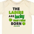 thumbnail image 4 of Inktastic The Ladies Are Lucky That I Was Born St Patricks Day Baby Boy Boys Baby Bodysuit, 4 of 5