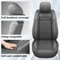 thumbnail image 3 of Coverado Funda De Asiento Ram Impermeable Dooge Ram 1500 Funda De Asiento Compatible Con Ram 1500 2500 3500 2002-2025 Con Banco Curvo Ram 1500 Accesorios (Delantero Gris Oscuro), 3 of 5