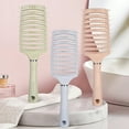 thumbnail image 5 of Large Curved Hair Brush and Comb Set for Effortless Styling Ideal for Household Use for Men and Women with Thick Unruly Hair, 5 of 5