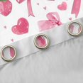 thumbnail image 4 of jejeloiu Cute Bowtie Bow Black Out Curtains,Sweet Strawberry Fruit Curtains Pack of 2 (42x63 Each),Pink Bowknot Bedroom Curtains For Girls Kids,Super Cozy Room Decor, 4 of 6