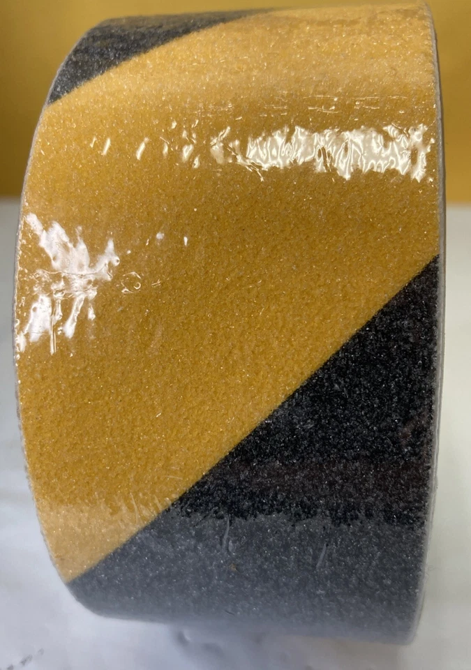 Anti-Slip Tape 2” X 16 Ft. 75150 Black And Yellow Itt Abrasive Surface