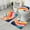 Colorful Tie Dye, variant on Pastel Rainbow Clouds Bathroom Rugs Sets 3 Piece,Toilet Cover Set,Absorbent Non Slip Bathroom Mats Sets with U-Shaped Contour Rug Toilet Rug Set