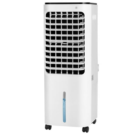 Canddidliike 4-in-1 Evaporative Air Cooler with 12L Water Tank and 4 Ice Boxes-White, Small Air Conditioner for Bedroom Office