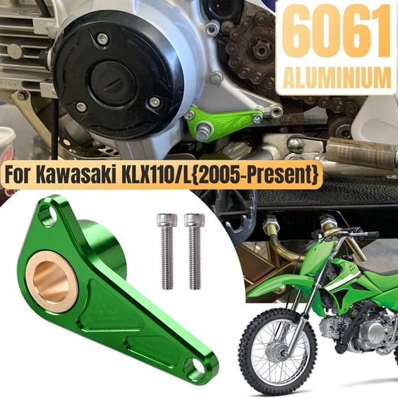 ALLTIMES Rear Shift Shaft Brace for Kawasaki KLX110 / KLX110L 2005-Present, Red Aluminum Alloy CNC Technology Anodization