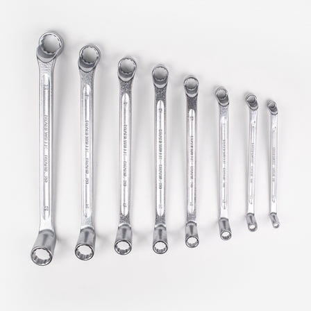 Stahlwille STABIL 20/8 Double-ended Ring Spanner Set, Metric, 6 - 22 mm, 8 Pieces