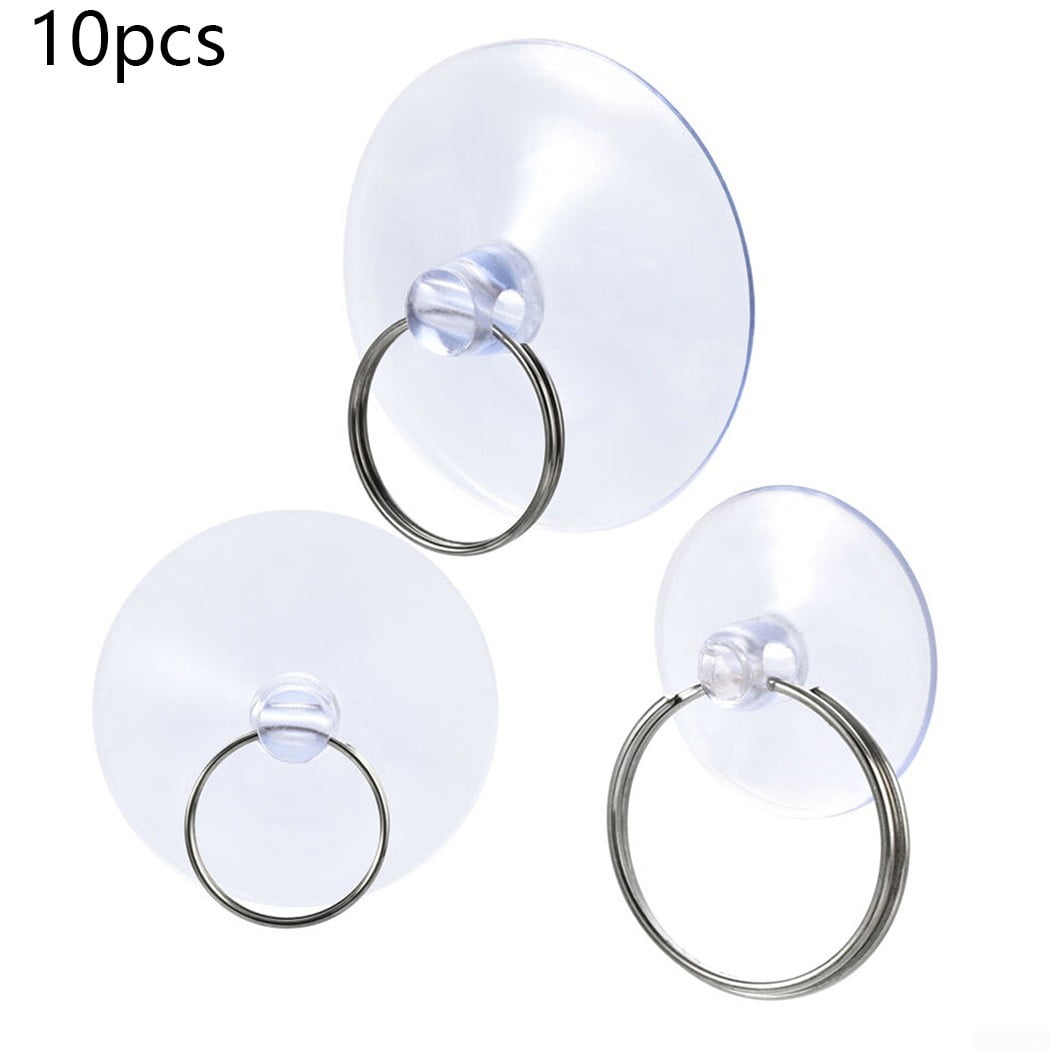 10X Transparent Suction Cup Sucker For Window Wall Hanger Z4F2 Nice W7Y7 