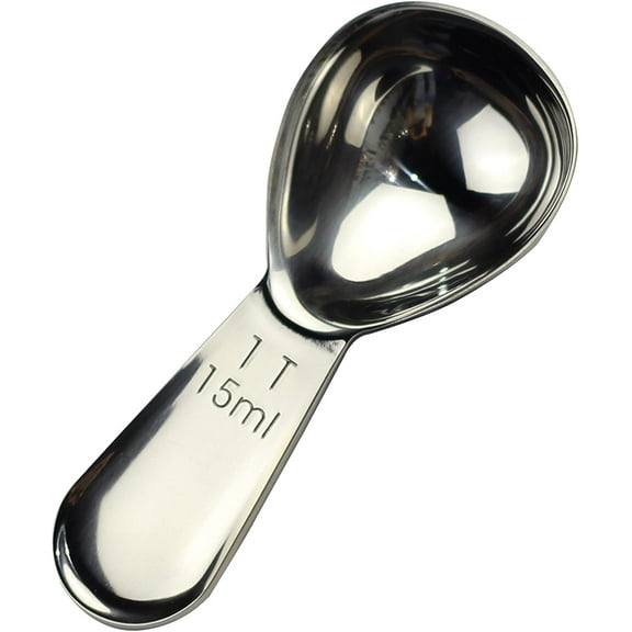 CoaGu Coffee Scoop 18/8 Stainless Steel Tablespoon 15ml 1pc for Coffee or Baking