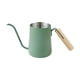 thumbnail image 1 of Hervidor de café con mango de madera para picnic, hogar y camping Verde, 1 of 9