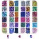 thumbnail image 1 of Qarigey 3 juegos de diamantes de imitación de materiales de vidrio con múltiples lados facetados para pinzas de decoración de uñas para Juegos de manicura, 1 of 6