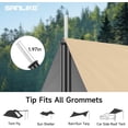 thumbnail image 4 of Camping Tarp Poles,Adjustable Telescoping Tarp Poles 76.6in,Heavy Duty Camping Tent Poles for Canopy Awning Rain Fly Shelter Backpacking Hiking,5 Sections, 4 of 6