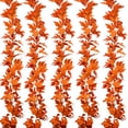 thumbnail image 4 of Guirnalda de Hojas de Arce Artificiales para Halloween (180 Cm) | Decoración Colgante para Festivales de Otoño | Enredaderas Sintéticas Realistas de Color Naranja y Rojo | Decoración Rústica Flexible, 4 of 6